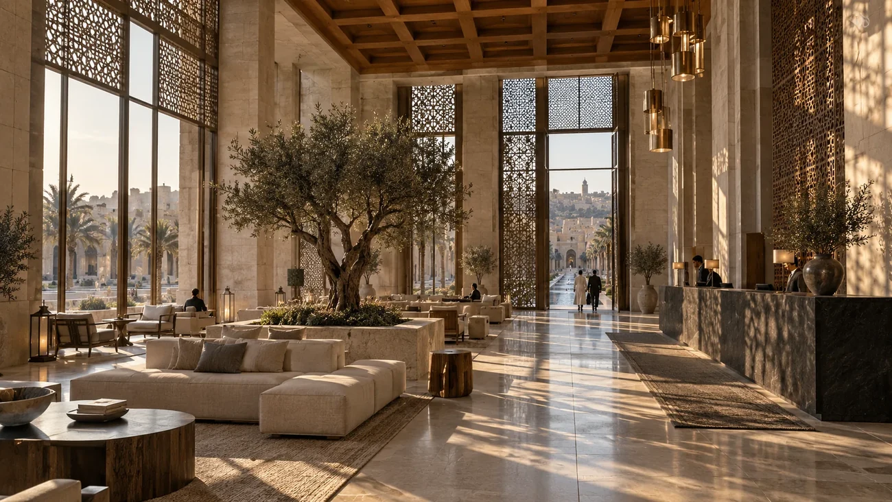 بهو الفندق — تصور مقترح